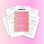 Get Clear on Your Desires! Clarity Worksheets