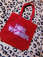 HIRE WOMEN Red Tote (Limited)