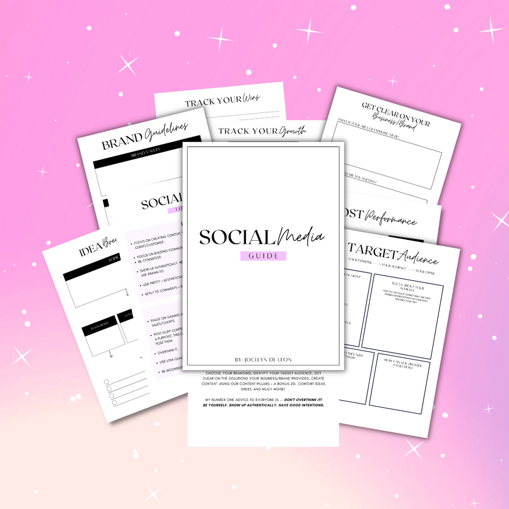 Social Media Guide | Digital Download
