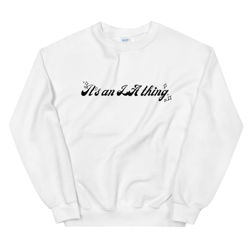 It's an LA Thing Comfy Sweater in WHITE